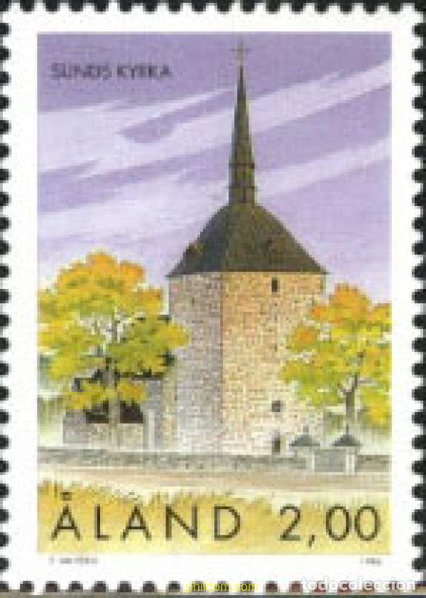 Sellos: 108999 MNH ALAND 1994 IGLESIAS DE ALAND