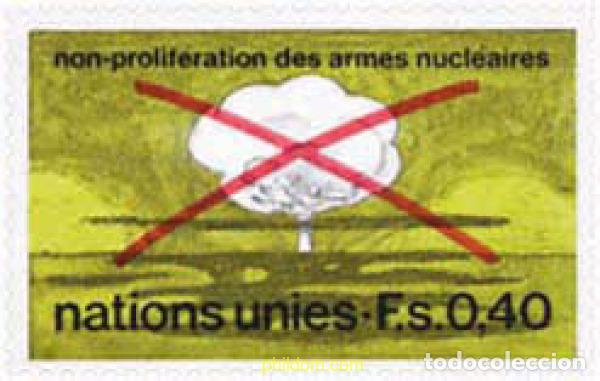 Timbres: 110126 MNH NACIONES UNIDAS. Ginebra 1972 NO PROLIFERACION DE ARMAS NUCLEARES