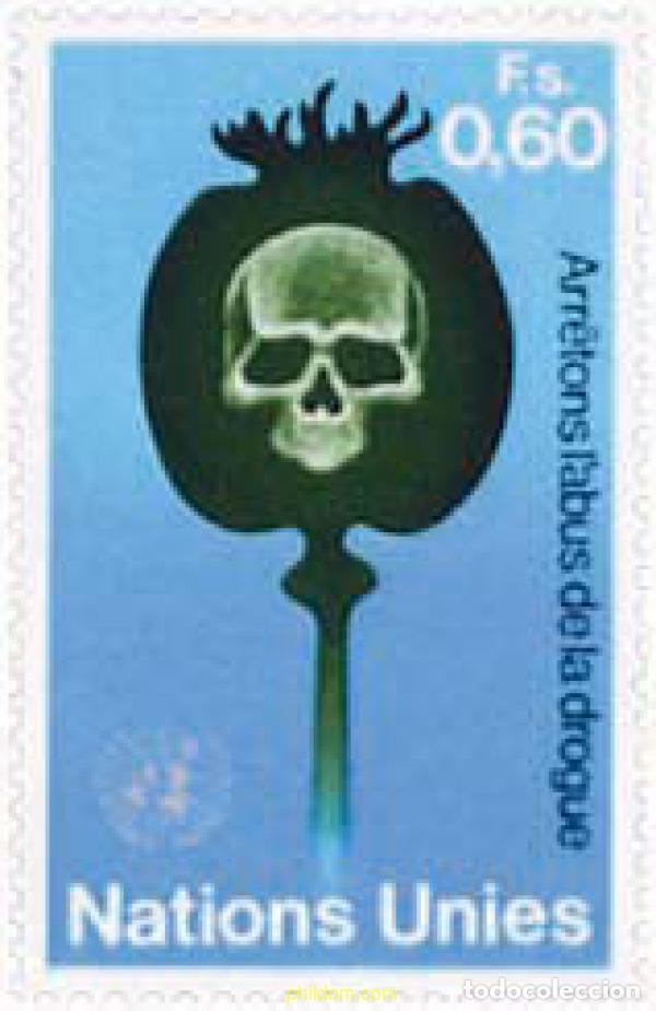 Francobolli: 110142 MNH NACIONES UNIDAS. Ginebra 1973 LUCHA CONTRA LA DROGA