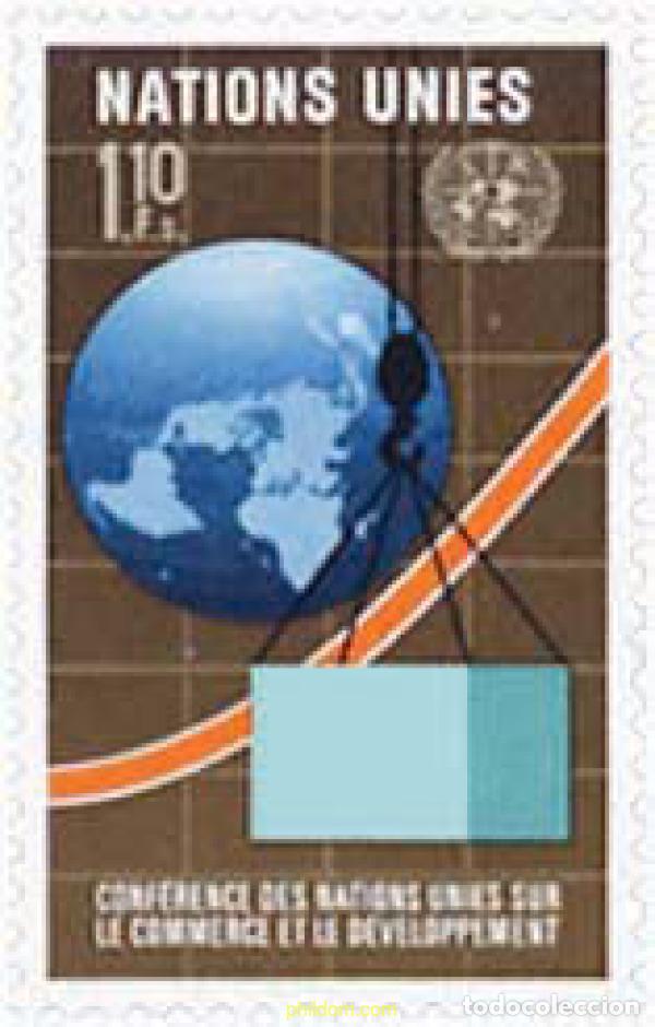 Sellos: 110172 MNH NACIONES UNIDAS. Ginebra 1976 CONFERENCIA DE LAS NACIONES UNIDAS SOBRE EL ENTORNO Y EL D