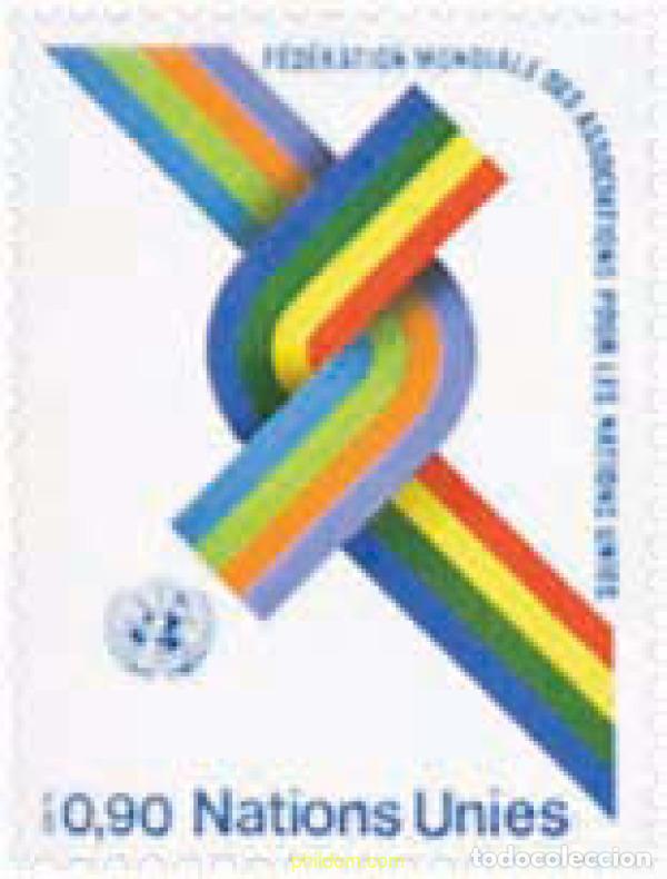 Sellos: 110171 MNH NACIONES UNIDAS. Ginebra 1976 FEDERACION MUNDIAL DE LAS ASOCIACIONES PARA LAS NACIONES U