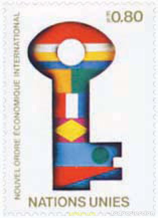 Sellos: 110215 MNH NACIONES UNIDAS. Ginebra 1980 NUEVO ORDEN ECONOMICO INTERNACIONAL