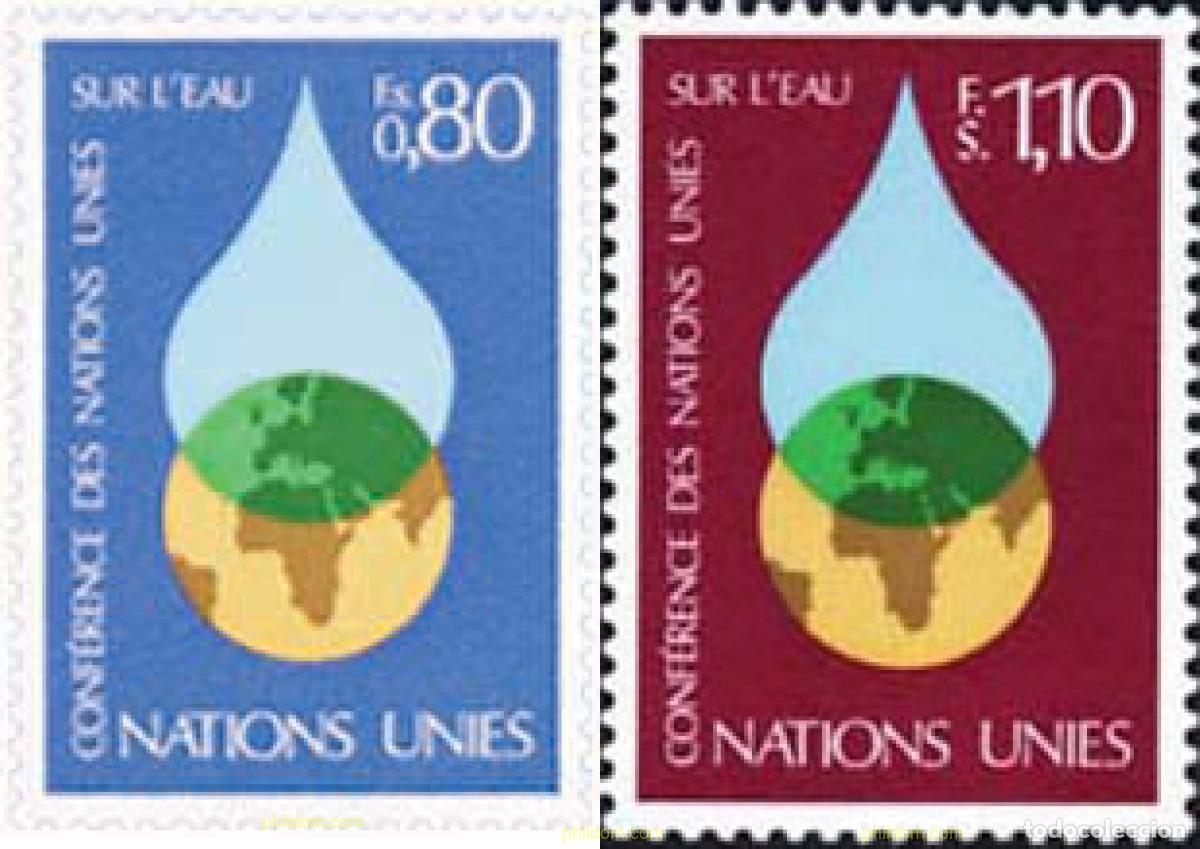 Sellos: 110178 MNH NACIONES UNIDAS. Ginebra 1977 CONFERENCIA DE LAS NACIONES UNIDAS SOBRE EL ENTORNO Y EL D