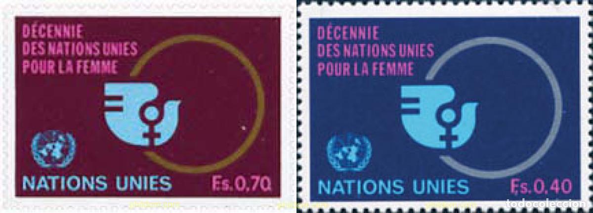 Sellos: 110227 MNH NACIONES UNIDAS. Ginebra 1980 DECENIO DE LAS NACIONES UNIDAS PARA LA MUJER