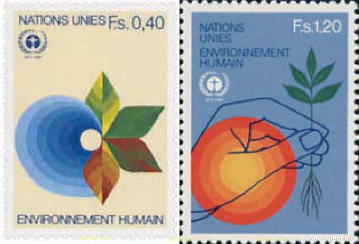 Sellos: 110261 MNH NACIONES UNIDAS. Ginebra 1982 SIMBOLOS