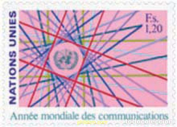 Sellos: 110271 MNH NACIONES UNIDAS. Ginebra 1983 A&Ntilde;O MUNDIAL DE LAS COMUNICACIONES