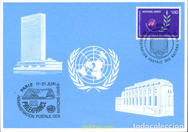 Sellos: 244529 MNH NACIONES UNIDAS. Ginebra 1982 EXPLORACION DE LOS RECURSOS DEL ESPACIO