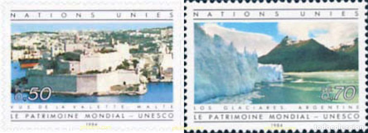 Sellos: 110306 MNH NACIONES UNIDAS. Ginebra 1984 PATRIMONIO MUNDIAL DE LA UNESCO