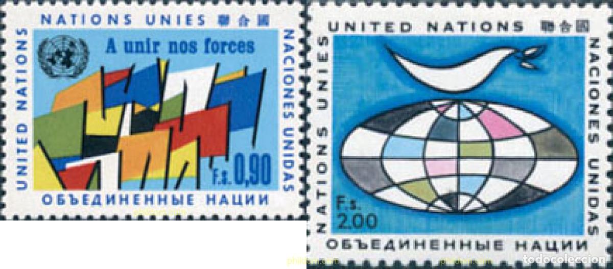 Sellos: 360228 MNH NACIONES UNIDAS. Ginebra 1969 MOTIVOS VARIOS