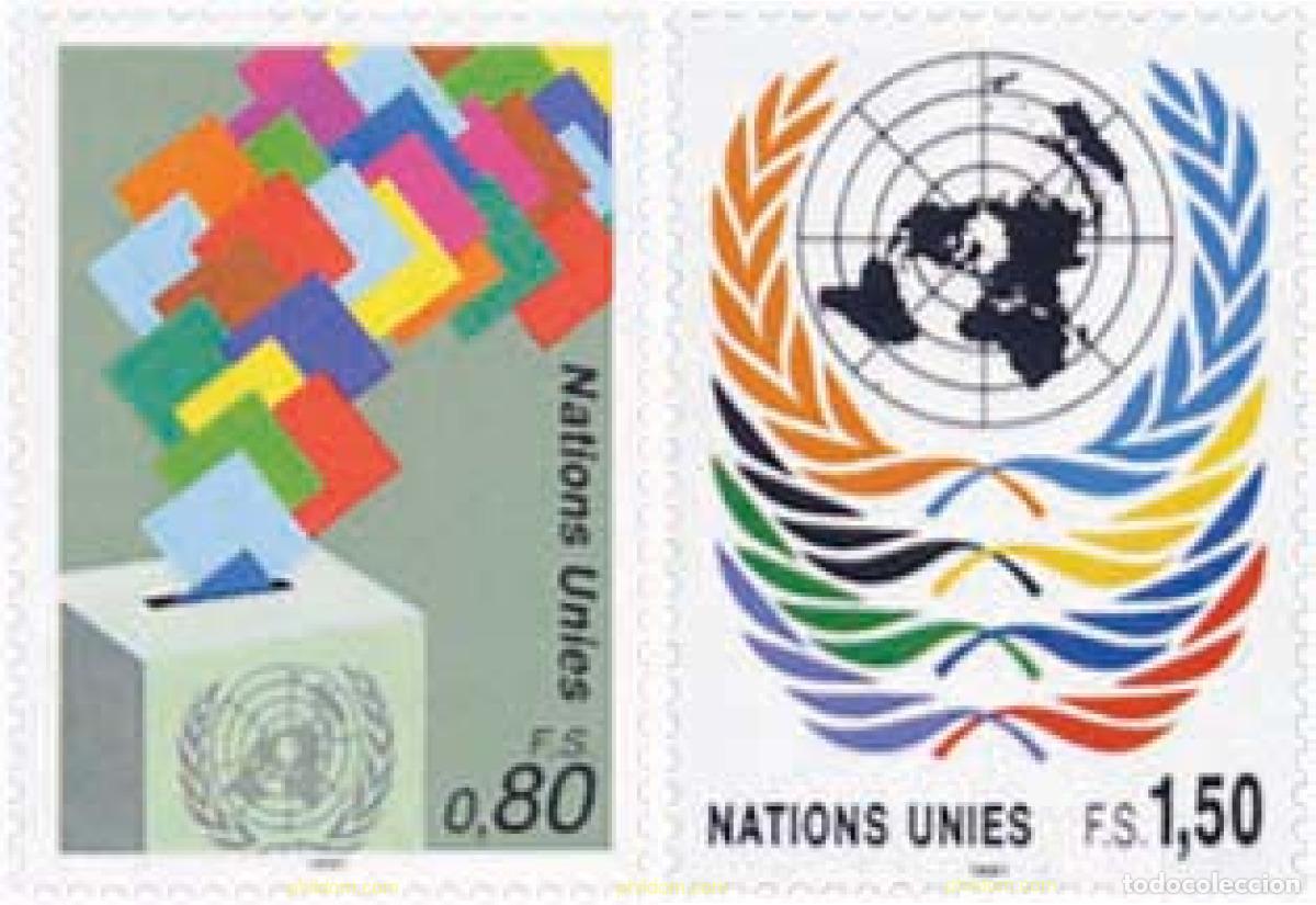 Sellos: 110409 MNH NACIONES UNIDAS. Ginebra 1991 MOTIVOS VARIOS