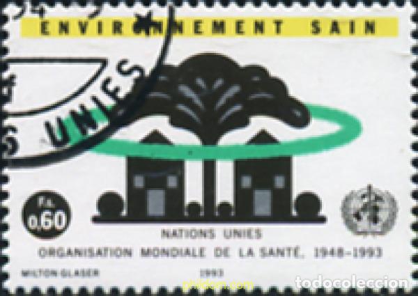 Sellos: 369828 USED NACIONES UNIDAS. Ginebra 1993 PROTECCION DEL MEDIO AMBIENTE