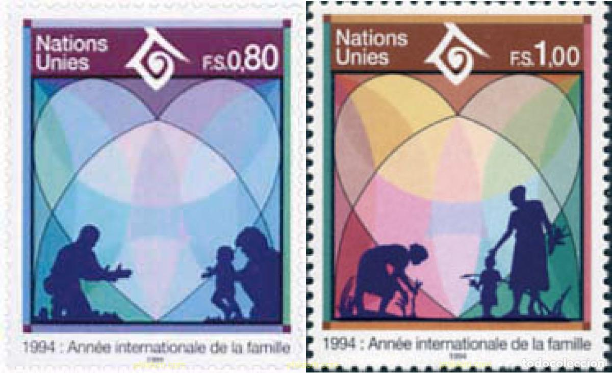 Sellos: 110461 MNH NACIONES UNIDAS. Ginebra 1994 A&Ntilde;O INTERNACIONAL DE LA FAMILIA