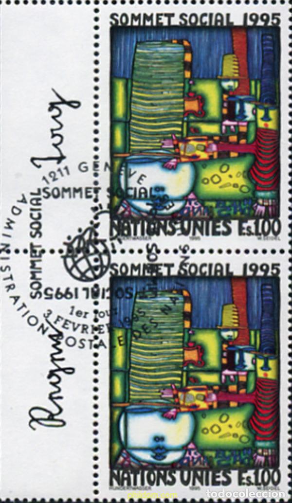 Sellos: 369829 MNH NACIONES UNIDAS. Ginebra 1995 CUMBRE SOCIAL 1995, EN COPENHAGUE