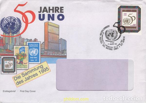 Sellos: 436153 MNH NACIONES UNIDAS. Ginebra 1995 50 ANIVERSARIO DE LA ONU
