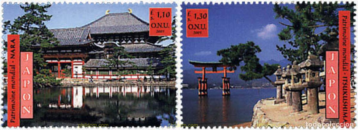 Stamps: 110554 MNH NACIONES UNIDAS. Ginebra 2001 PATRIMONIO MUNDIAL