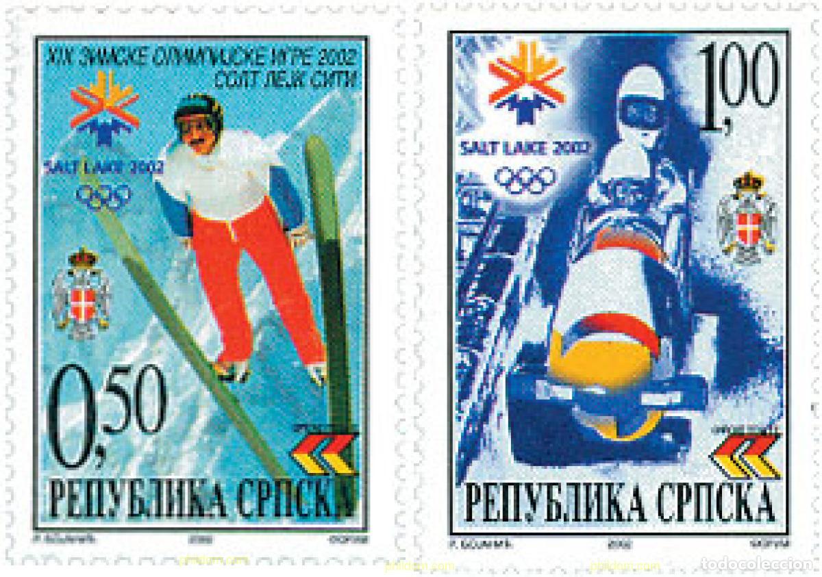 Stamps: 110566 MNH BOSNIA-HERZEGOVINA. Adm Serbia 2002 19 JUEGOS OLIMPICOS INVIERNO. SALT LAKE CITY 2002