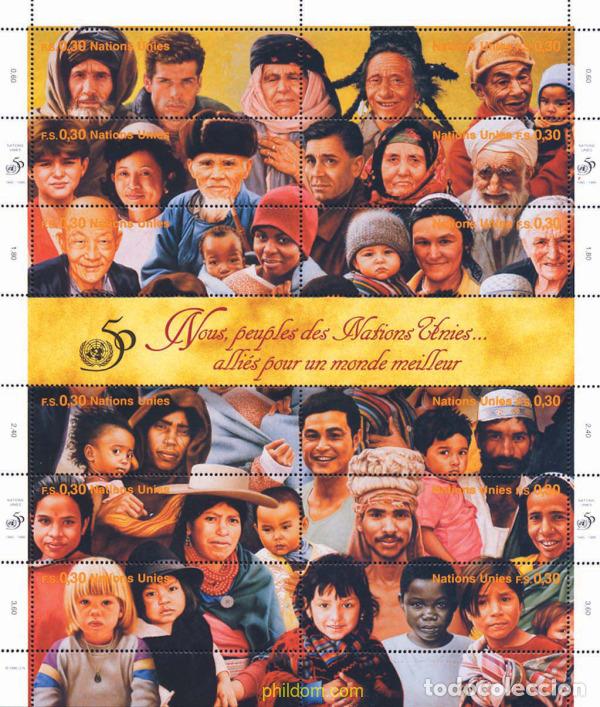 Sellos: 160097 MNH NACIONES UNIDAS. Ginebra 1995 50 ANIVERSARIO DE LA ONU