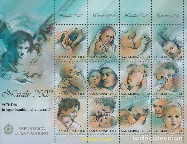Sellos: 141548 MNH SAN MARINO 2002 NAVIDAD