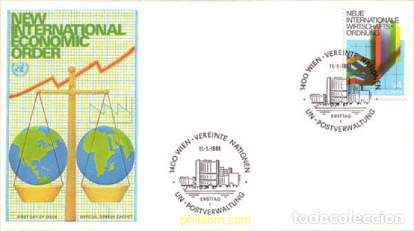 Sellos: 436287 MNH NACIONES UNIDAS. Viena 1980 NUEVO ORDEN ECONOMICO INTERNACIONAL
