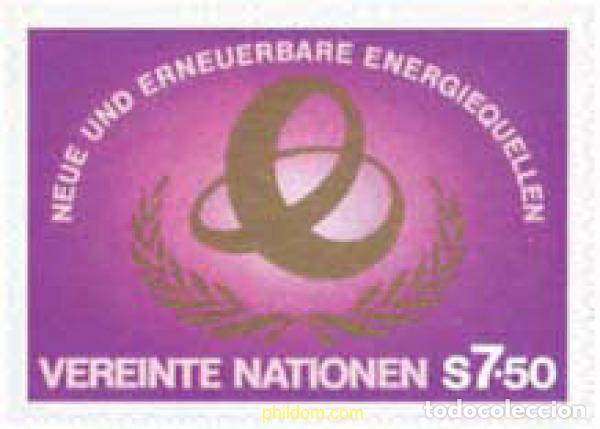 Sellos: 112755 MNH NACIONES UNIDAS. Viena 1981 FUENTES DE ENERGIAS NUEVAS Y RENOVABLES