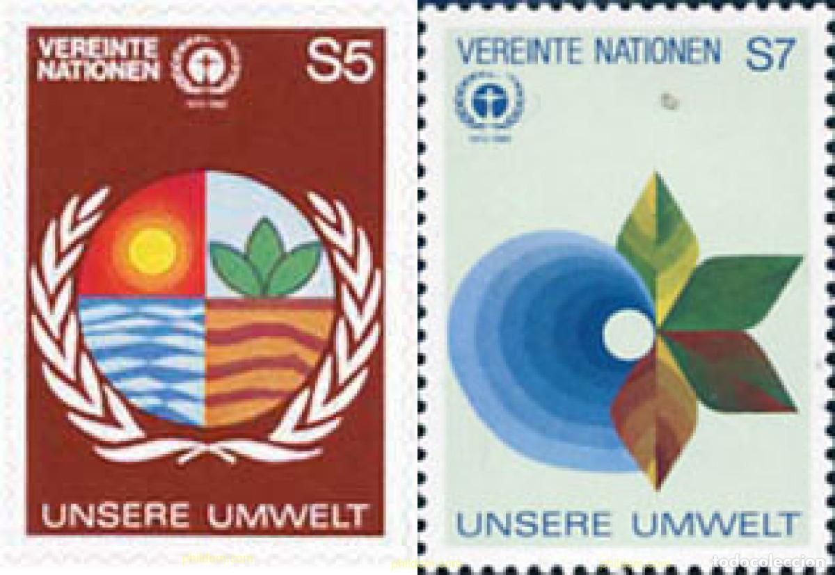 Sellos: 112779 MNH NACIONES UNIDAS. Viena 1982 SIMBOLOS