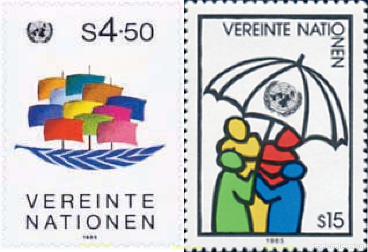 Sellos: 112809 MNH NACIONES UNIDAS. Viena 1985 MOTIVOS VARIOS