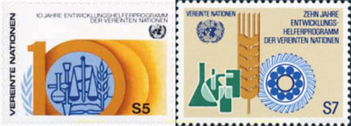 Sellos: 112756 MNH NACIONES UNIDAS. Viena 1981 10 ANIVERSARIO DEL PROGRAMA DE VOLUNTARIOS DE NACIONES UNIDA