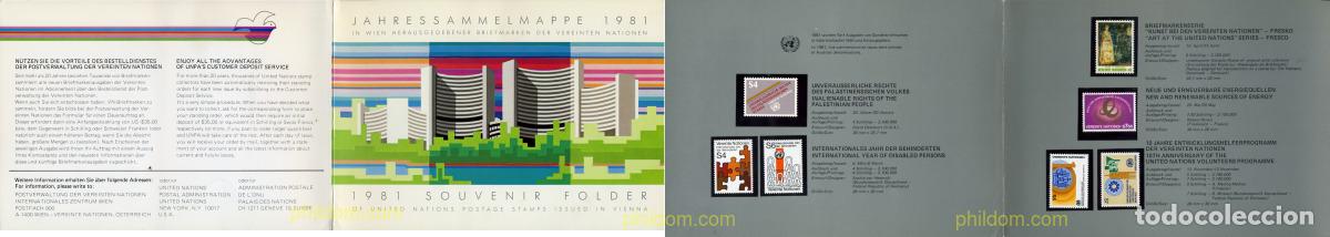 Sellos: 294336 MNH NACIONES UNIDAS. Viena 1981 10 ANIVERSARIO DEL PROGRAMA DE VOLUNTARIOS DE NACIONES UNIDA