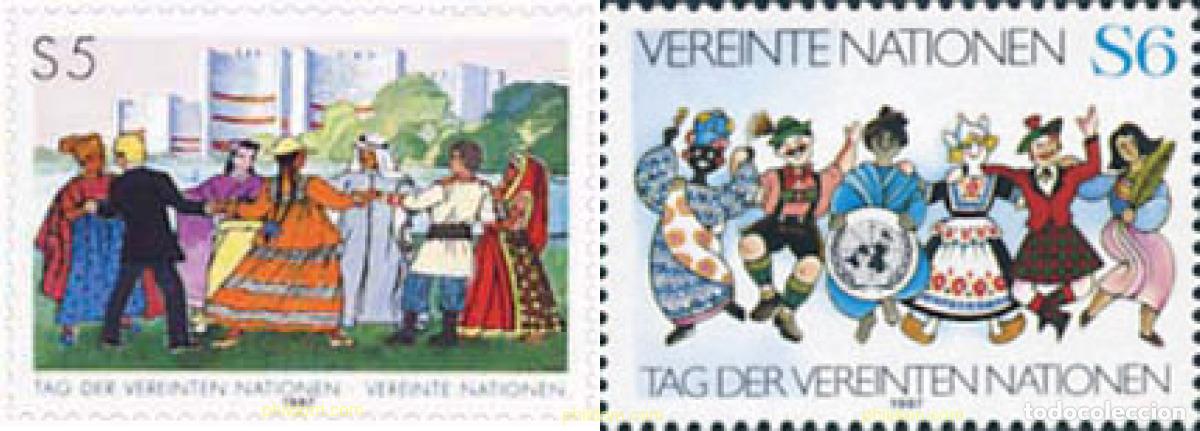 Sellos: 112819 MNH NACIONES UNIDAS. Viena 1987 DIA DE LAS NACIONES UNIDAS