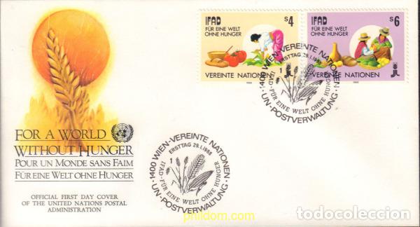 Sellos: 436318 MNH NACIONES UNIDAS. Viena 1988 FONDO INTERNACIONAL PARA EL DESARROLLO DE LA AGRICULTURA