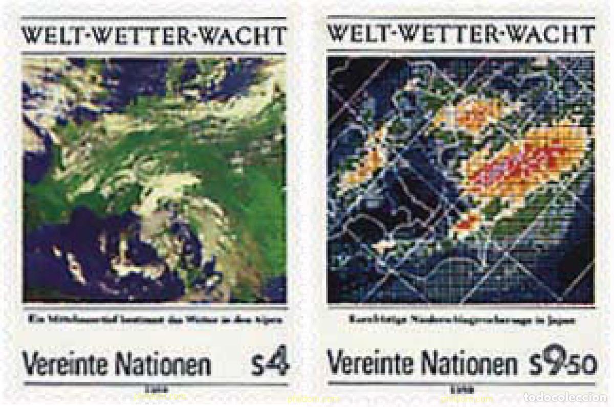 Sellos: 112834 MNH NACIONES UNIDAS. Viena 1989 CONTROL METEREOLOGICO MUNDIAL