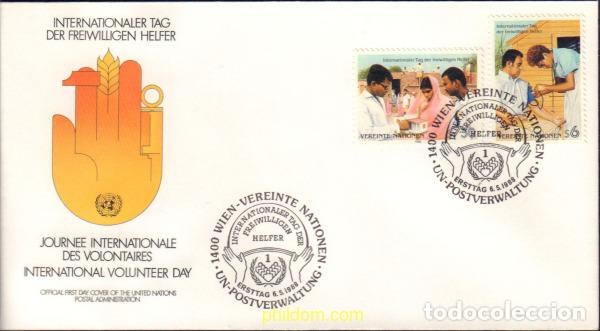 Francobolli: 436321 MNH NACIONES UNIDAS. Viena 1988 DIA MUNDIAL DEL VOLUNTARIADO