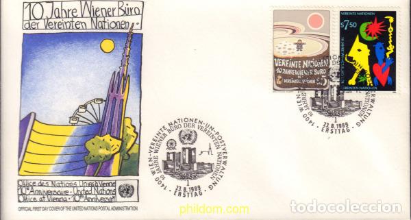 Selos: 436329 MNH NACIONES UNIDAS. Viena 1989 10 ANIVERSARIO DEL CENTRO DE NACIONES UNIDAS