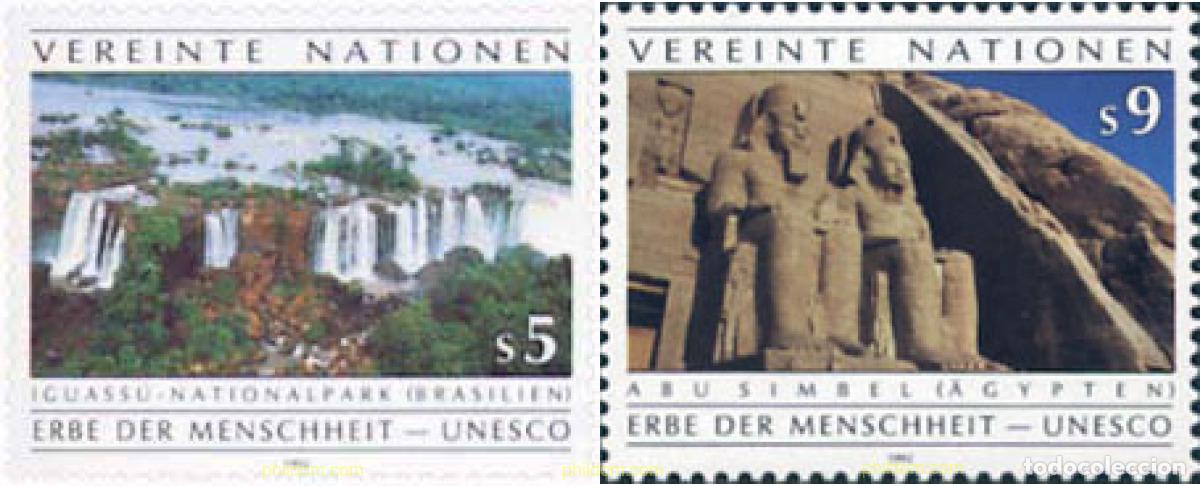 Selos: 112878 MNH NACIONES UNIDAS. Viena 1992 PATRIMONIO MUNDIAL