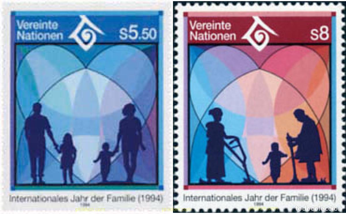 Selos: 112892 MNH NACIONES UNIDAS. Viena 1994 A&Ntilde;O INTERNACIONAL DE LA FAMILIA