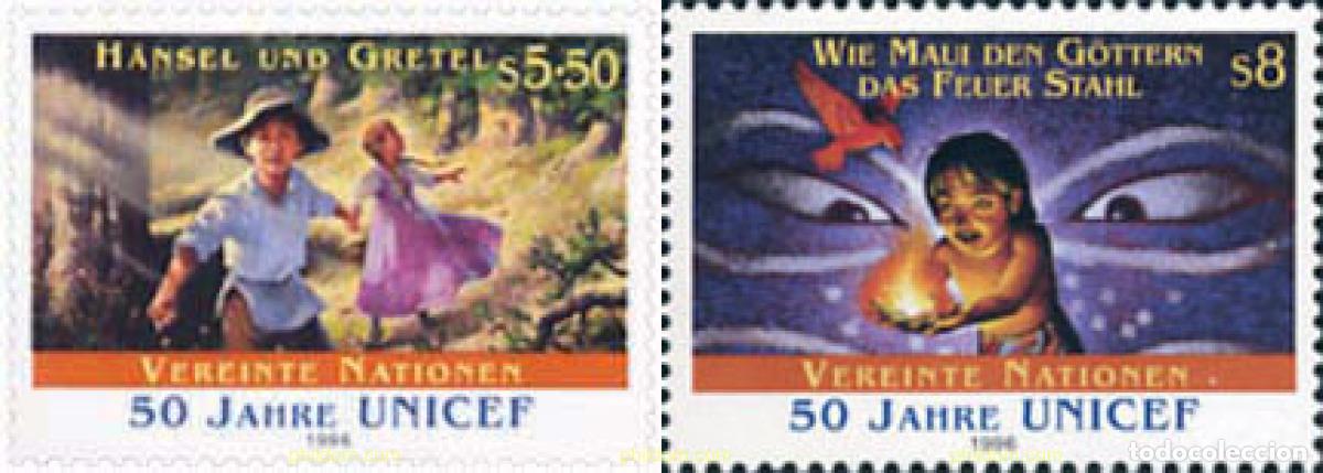 Briefmarken: 112950 MNH NACIONES UNIDAS. Viena 1996 50 ANIVERSARIO DE LA UNICEF