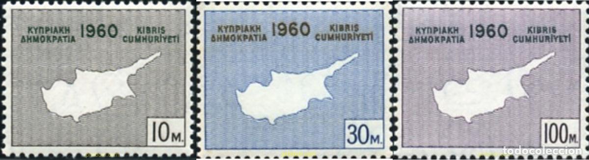 Stamps: 113351 MNH CHIPRE 1960 PROCLAMACION DE LA REPUBLICA