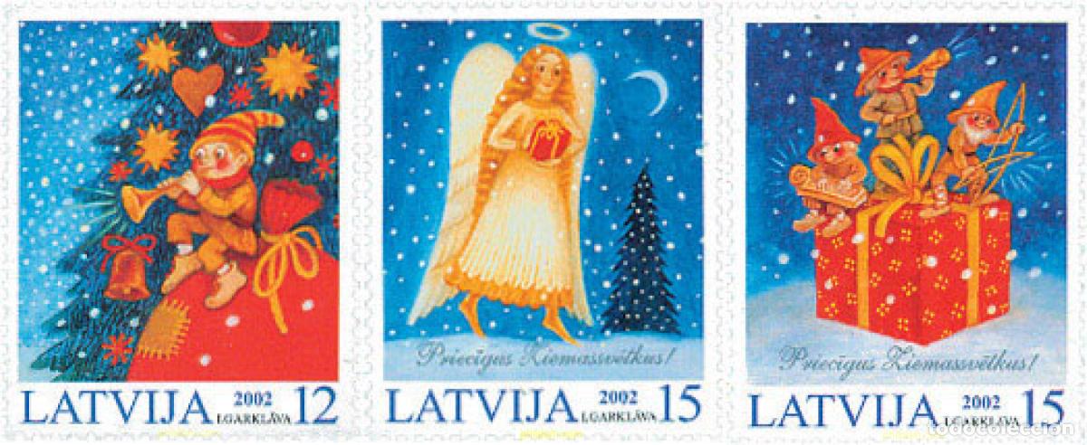 Francobolli: 113503 MNH LETONIA 2002 NAVIDAD
