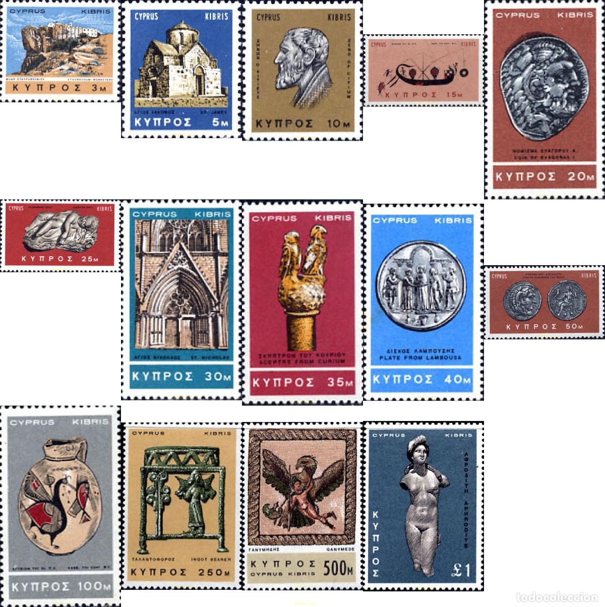 Timbres: 113570 MNH CHIPRE 1966 HISTORIA DE CHIPRE