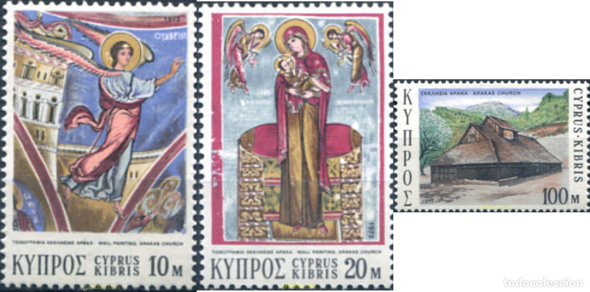 Sellos: 113923 MNH CHIPRE 1973 NAVIDAD. IGLESIA DE ARAKAS