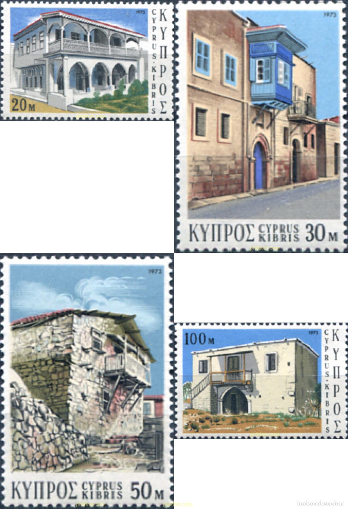 Sellos: 113910 MNH CHIPRE 1973 ARQUITECTURA LOCAL