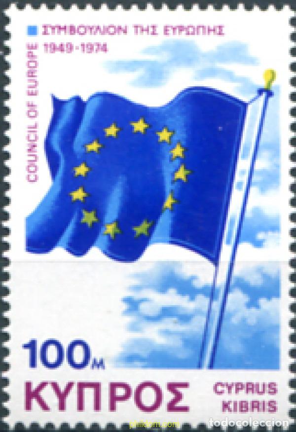 Briefmarken: 113992 MNH CHIPRE 1975 25 ANIVERSARIO DEL CONSEJO DE EUROPA