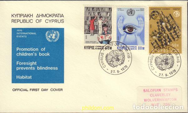 Stamps: 436683 MNH CHIPRE 1976 JORNADA INTERNACIONAL DEL LIBRO INFANTIL