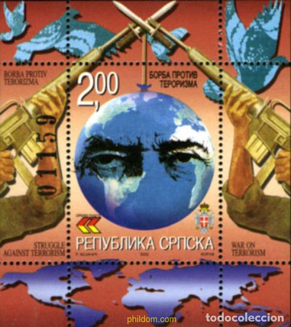 Briefmarken: 114577 MNH BOSNIA-HERZEGOVINA. Adm Serbia 2002 LUCHA CONTRA EL TERRORISMO