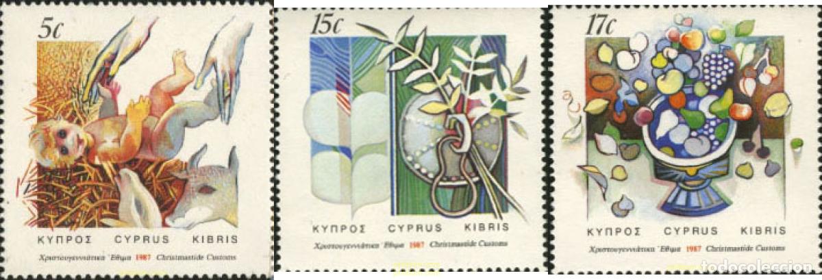 Sellos: 114780 MNH CHIPRE 1987 NAVIDAD