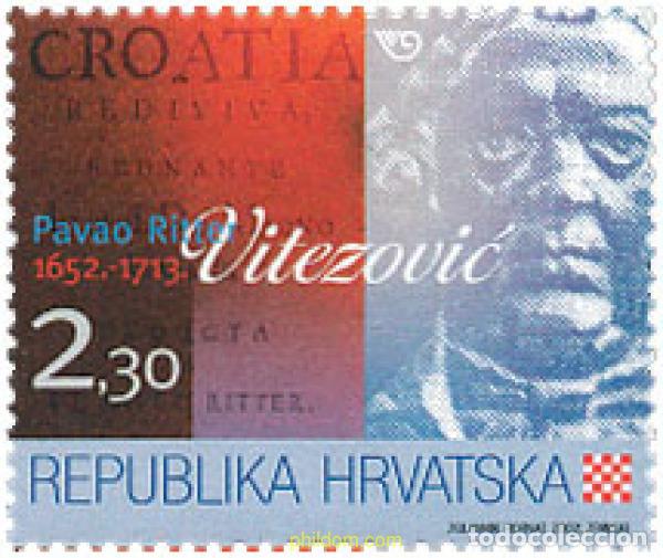 Sellos: 114797 MNH CROACIA 2002 350 ANIVERSARIO DEL NACIMIENTO DE PAVAO RITTER VITEZOVIC