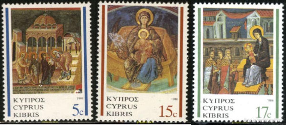 Stamps: 114804 MNH CHIPRE 1988 NAVIDAD