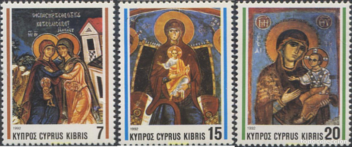 Briefmarken: 114894 MNH CHIPRE 1992 NAVIDAD - FRESCOS