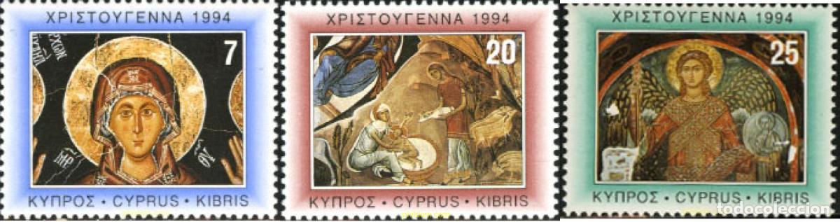 Sellos: 114932 MNH CHIPRE 1994 NAVIDAD. FRESCOS
