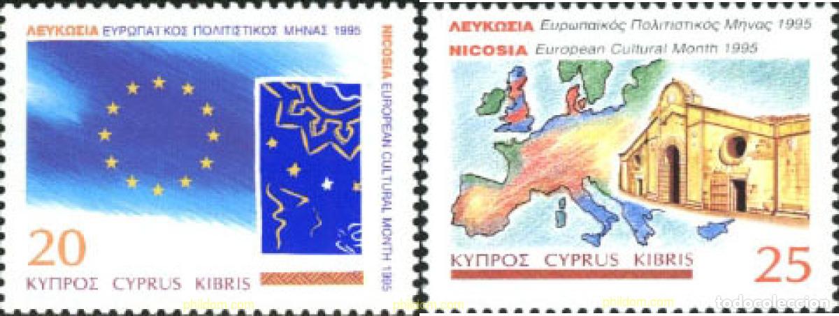 Sellos: 114971 MNH CHIPRE 1995 MES EUROPEO DE LA CULTURA